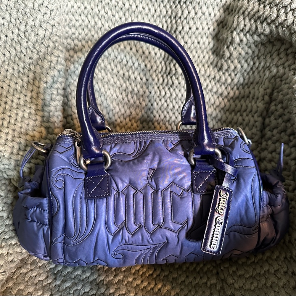 Blue Juicy Couture Barrel Bag